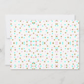 Wild One Safari Animals Boy Baby Shower Einladung (Rückseite)