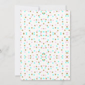 Wild One Safari Animals Boy Baby Shower Einladung (Rückseite)