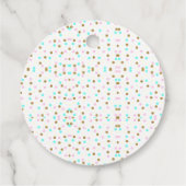 Wild One Safari Animals Boy Baby Shower Geschenkanhänger (Rückseite)