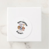 Wild One Safari Animals Boy Baby Shower Geschenkanhänger (Beispiel)