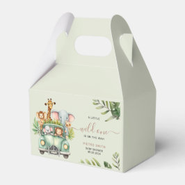 Wild One Safari Animals Boy Baby Shower Geschenkschachtel