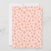 Wild One Safari Animals Girl Baby Shower Einladung (Rückseite)