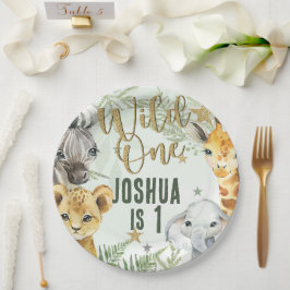 Wild One Safari Animals Paper Teller