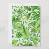 Wild One Safari Baby Dusche Einladung (Rückseite)