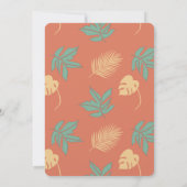 Wild One Safari Boho 1. Geburtstag Einladung (Rückseite)