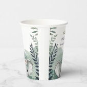 Wild One Safari Elephant Baby Shower Cups Pappbecher (Rechts)