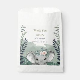 Wild One Safari Elephant Baby Shower Fevor Bag Geschenktütchen