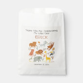 Wild-One-Safari-Erstgeburtstagsfeier Geschenktütchen (Vorderseite)