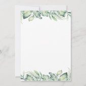 Wild One Safari Geburtstag Einladung für einen Jun (Rückseite)