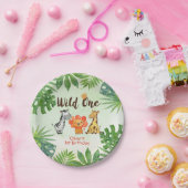 Wild One, Safari Geburtstag Pappteller (Party)