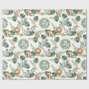 Wild One Safari Geschenkpapier