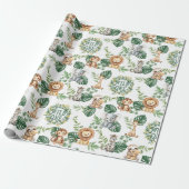 Wild One Safari Geschenkpapier (Ungerollt)