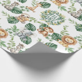 Wild One Safari Geschenkpapier (Ecke)