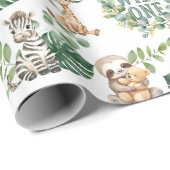 Wild One Safari Geschenkpapier (Rolleneckpunkt)