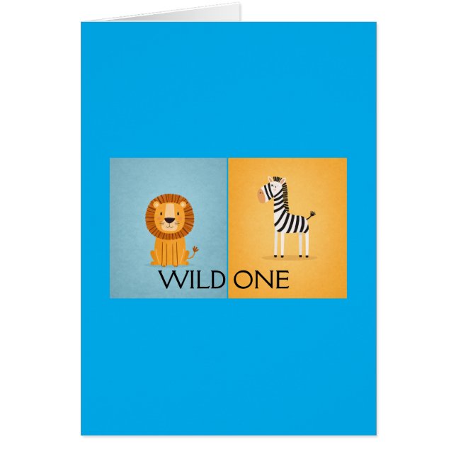 Wild one Safari Gift Bag (Vorne)