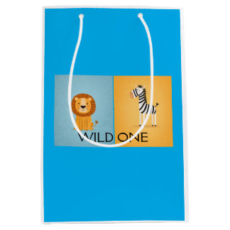 Wild one Safari Gift Bag Mittlere Geschenktüte