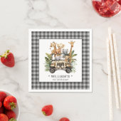 Wild One Safari Jungle 1. Geburtstag Serviette (Beispiel)