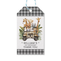 Wild One Safari Jungle 1. Geburtstag Vielen Dank