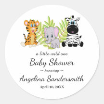 Wild One Safari Jungle Animals Niedlich Baby Showe