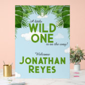 Wild One Safari Jungle Baby Dusche Acrylschild (Hochzeit)