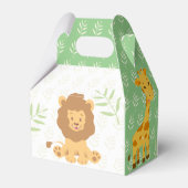Wild One Safari Jungle Baby Duwer Fevor Box Geschenkschachtel (Rückseite)