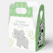 Wild One Safari Jungle Baby Duwer Fevor Box Geschenkschachtel (Geöffnet)