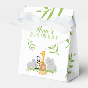 Wild One Safari Jungle Birthday Favor Box Geschenkschachtel