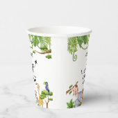 Wild One Safari Jungle Geburtstag Pappbecher (Rechts)