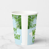 Wild One Safari Jungle Party Paper Napkins Pappbecher (Rechts)