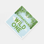 Wild One Safari Jungle Party Paper Napkins Serviette (Ecke)