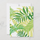 Wild One Safari JUNGLE Tiere Geburtstag Dankeskarte (Rückseite)