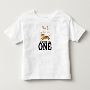 Wild One Safari Jungle Tiger 1. Geburtstag Kleinkind T-shirt