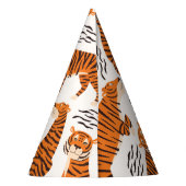 Wild One Safari Jungle Tiger Party Hat Partyhütchen (Rückseite)