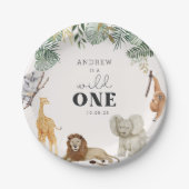 Wild One Safari Paper-Teller Pappteller (Vorderseite)