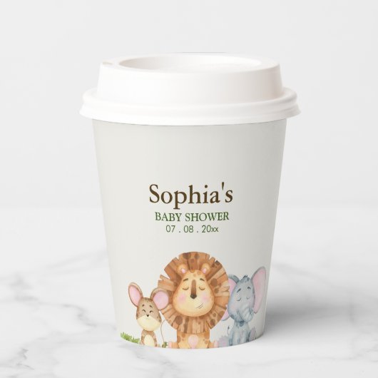 Wild One Safari  Pappbecher (Rückseite)