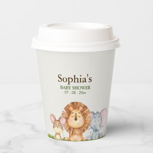 Wild One Safari  Pappbecher (Vorderseite)