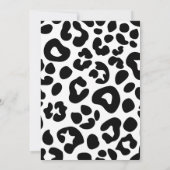 Wild One Safari Theme First Birthday Party Einladung (Rückseite)