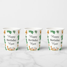 Wild One Safari Tier Birthday Cup Pappbecher