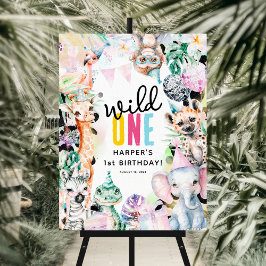Wild ONE' Safari Tiere Cool 1. Geburtstag