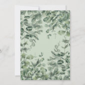 Wild One Safari Woodland 1. Geburtstag Einladungen (Rückseite)