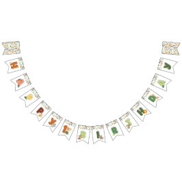 Wild One Safari Zoo Animal Birthday Party Wimpelkette