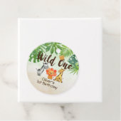 Wild One, Safari zum ersten Geburtstag Geschenkanhänger (Beispiel)