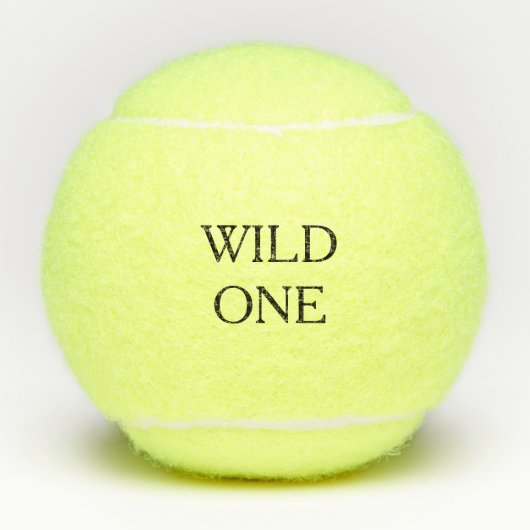 Wild One Tennis Balls Tennisbälle (Vorderseite)