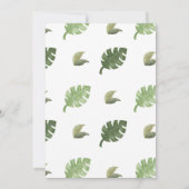 Wild One Tiger 1. Geburtstag Einladung (Rückseite)