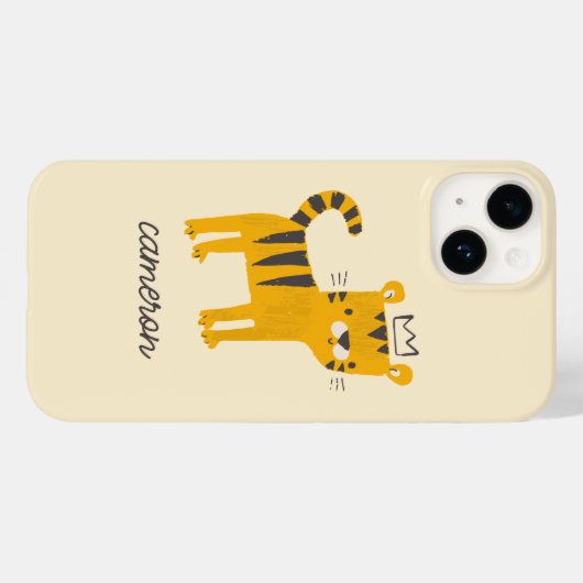 Wild One Tiger Cat Case-Mate iPhone Hülle (Rückseite (Horizontal))