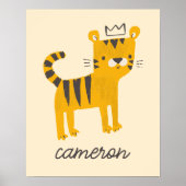Wild One Tiger Cat Poster (Vorne)