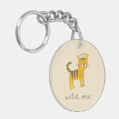 Wild One Tiger Cat Schlüsselanhänger (Vorderseite links)