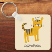 Wild One Tiger Cat Schlüsselanhänger (Vorderseite)