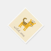 Wild One Tiger Cat Serviette (Ecke)