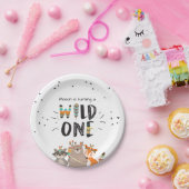 Wild One Tribal Woodland Geburtstagspapier-Teller Pappteller (Party)